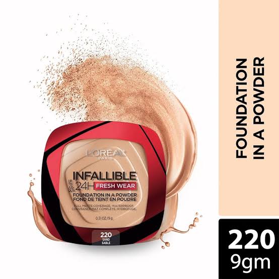 L'Oréal Paris Infaillible 24H Fresh Wear Powder 220 Sable Sand 9g